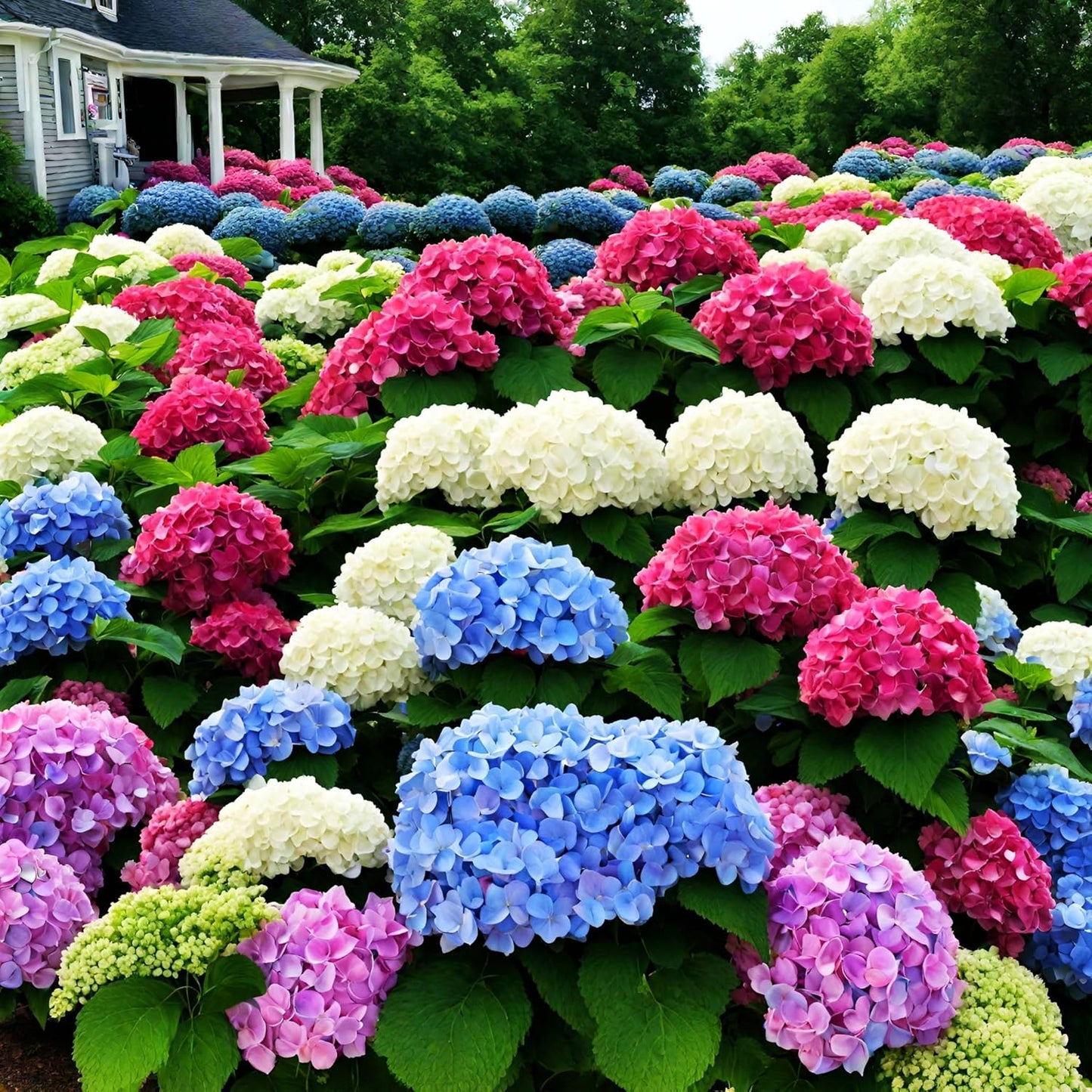 50+ Hydrangea Seeds: Giant Snowball Shrubs for Wedding-Perfect Flowers